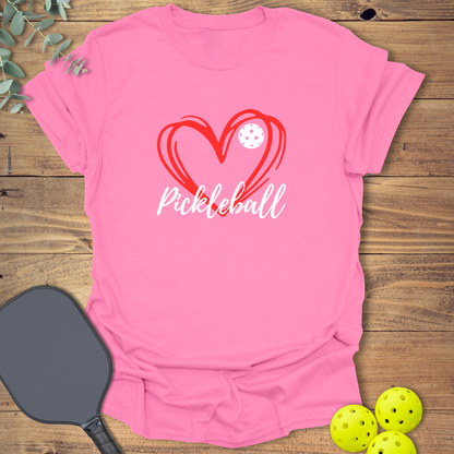 Pickleball Heart T-Shirt