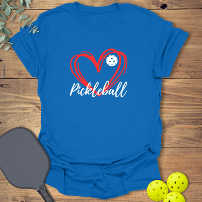 Pickleball Heart T-Shirt