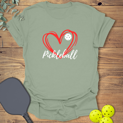 Pickleball Heart T-Shirt