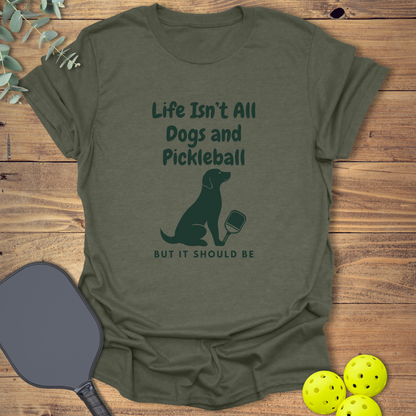 Dogs & Pickleball: Labrador T-Shirt