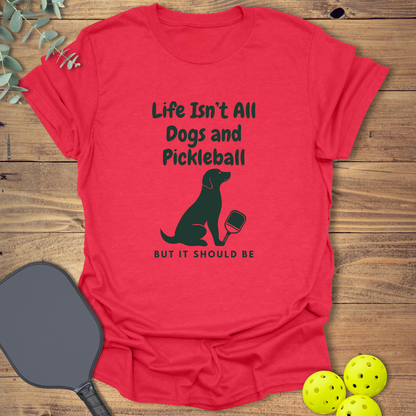 Dogs & Pickleball: Labrador T-Shirt