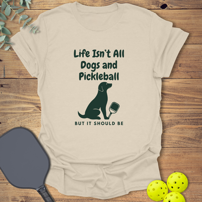 Dogs & Pickleball: Labrador T-Shirt