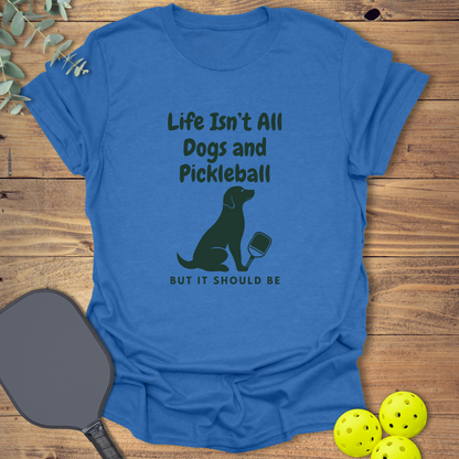 Dogs & Pickleball: Labrador T-Shirt