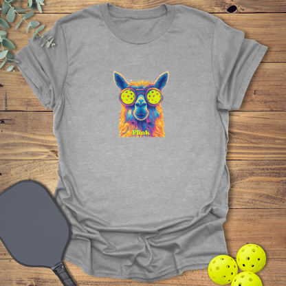 Llama Plink Pickleball T-Shirt