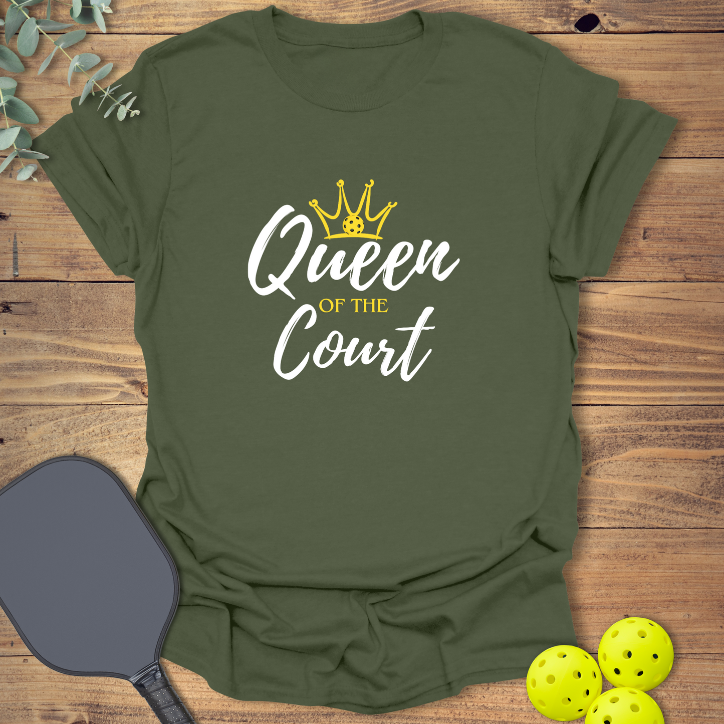 Queen of the Court Pickleball T-Shirt
