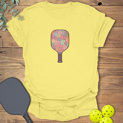 Flower Paddle Pickleball T-Shirt