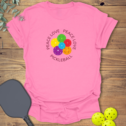 Peace Love Pickleball T-Shirt