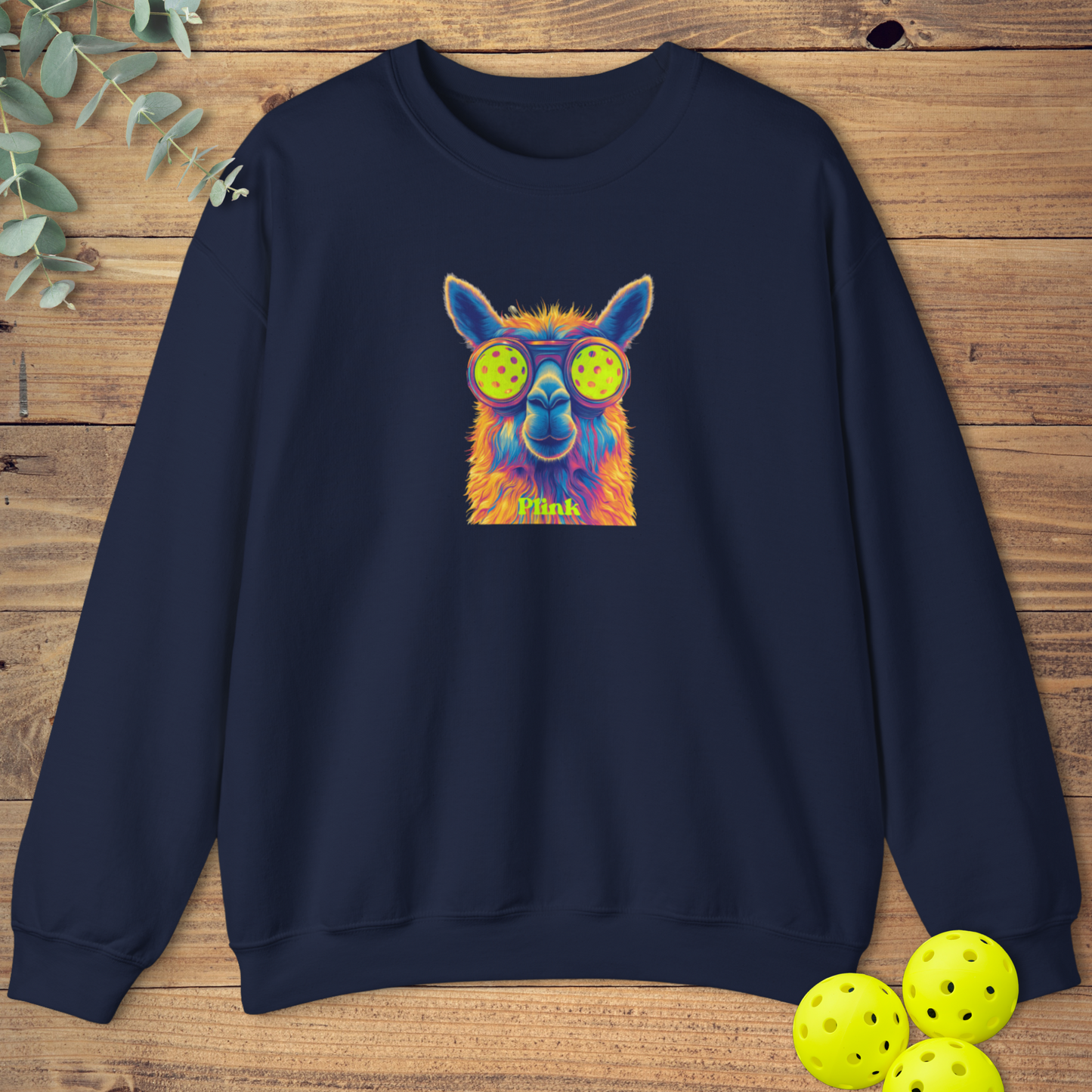 Llama Plink Pickleball Sweatshirt