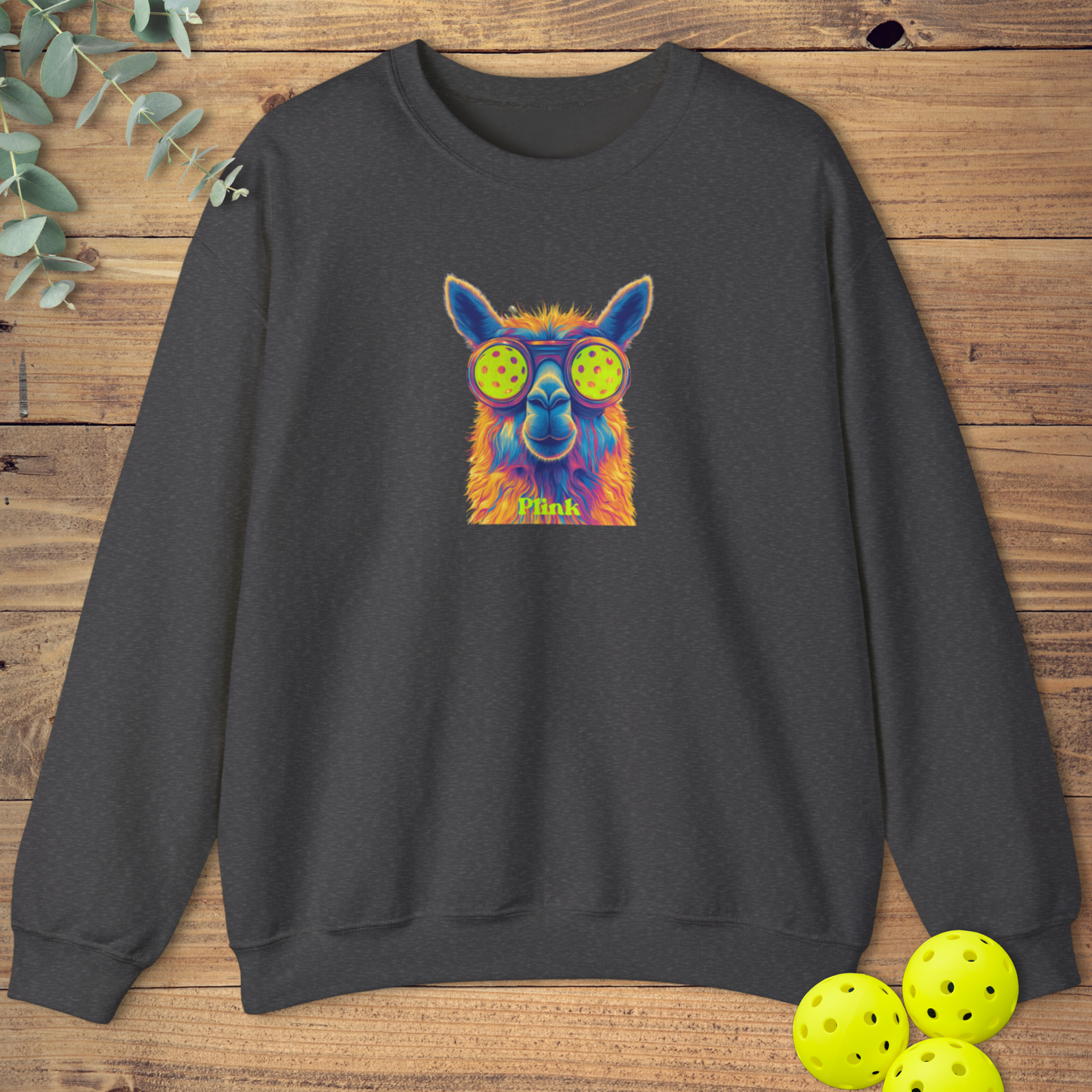 Llama Plink Pickleball Sweatshirt