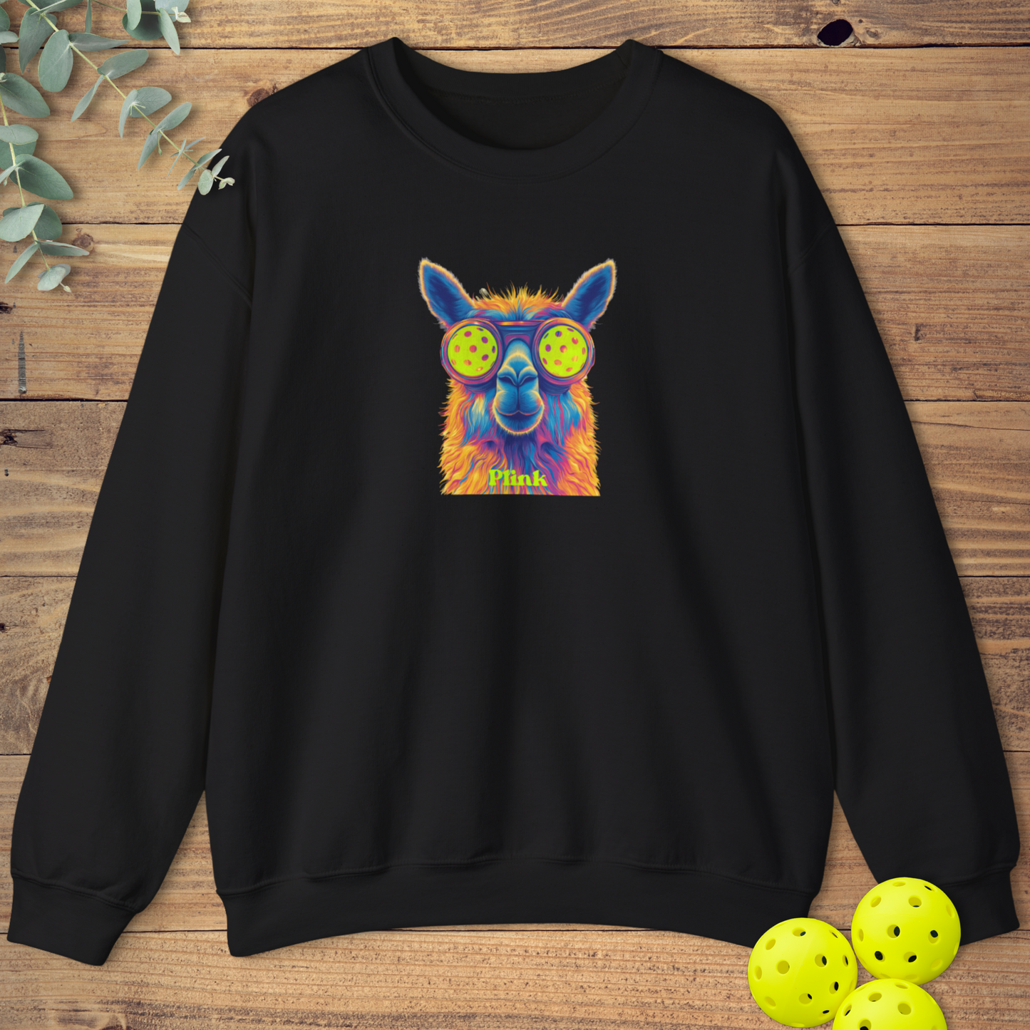 Llama Plink Pickleball Sweatshirt