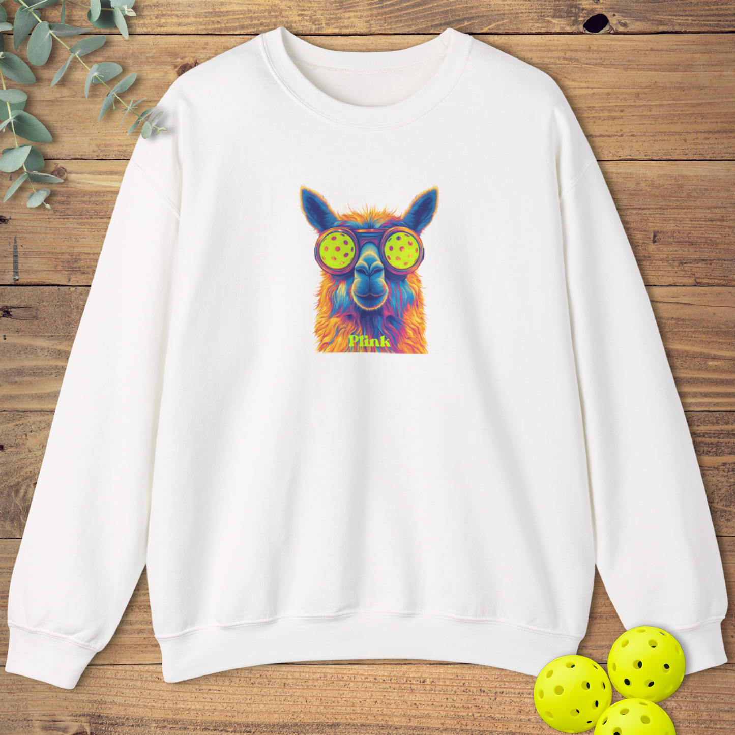 Llama Plink Pickleball Sweatshirt
