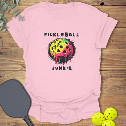 Melting Pickleball Junkie T-Shirt