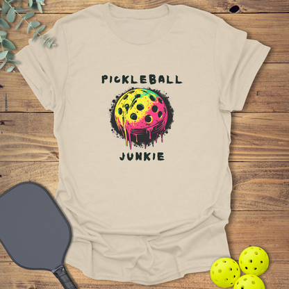 Melting Pickleball Junkie T-Shirt