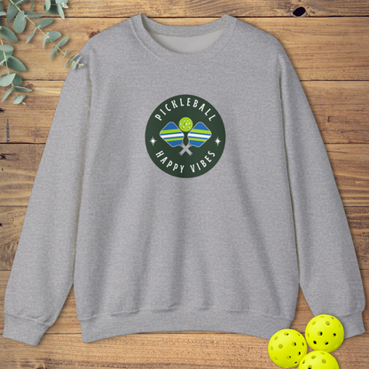 Happy Vibes Pickleball Sweatshirt