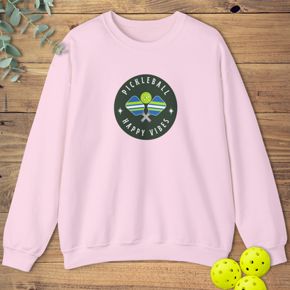 Happy Vibes Pickleball Sweatshirt