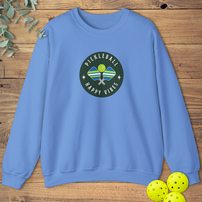 Happy Vibes Pickleball Sweatshirt