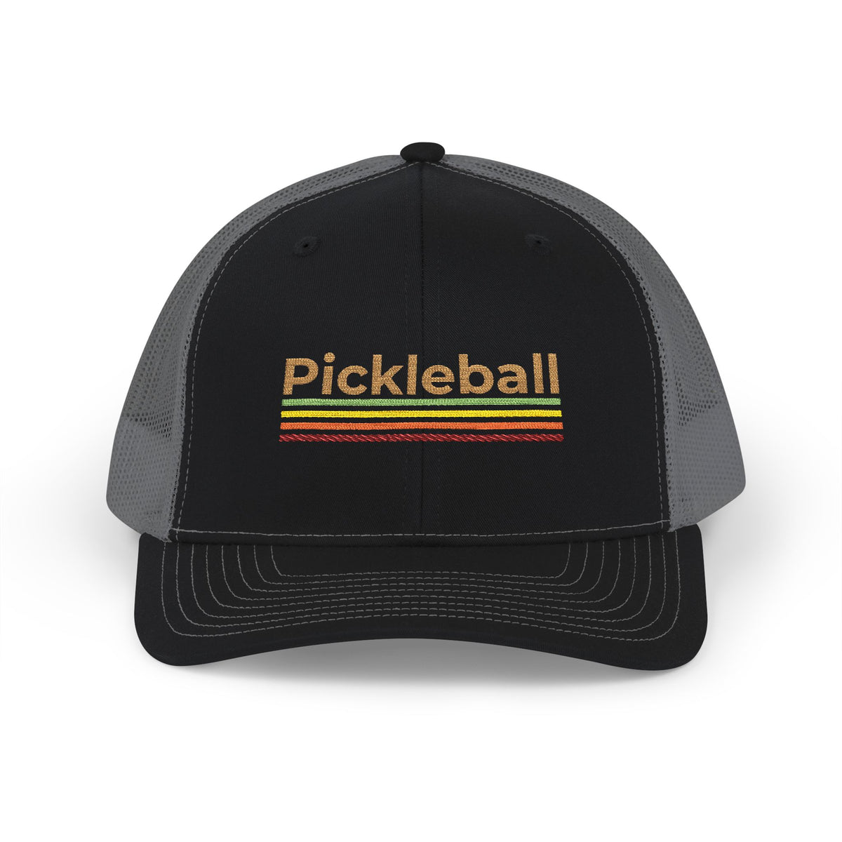 Pickleball Lines Snapback Trucker Cap
