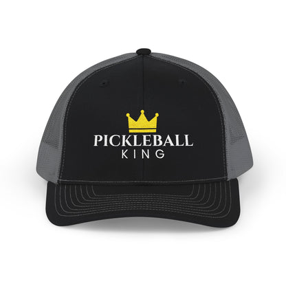 Pickleball King Snapback Trucker Cap