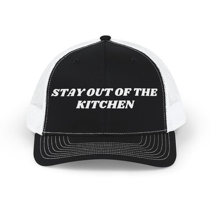 Stay Out of the Kitchen Snapback Trucker Cap