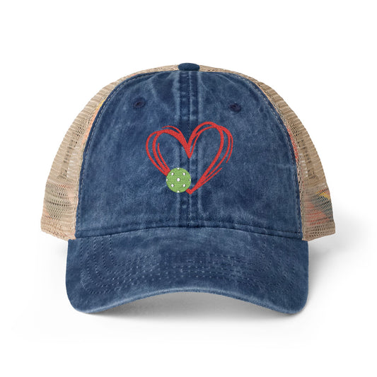 Pickleball Love Women's Mesh-Back Cap