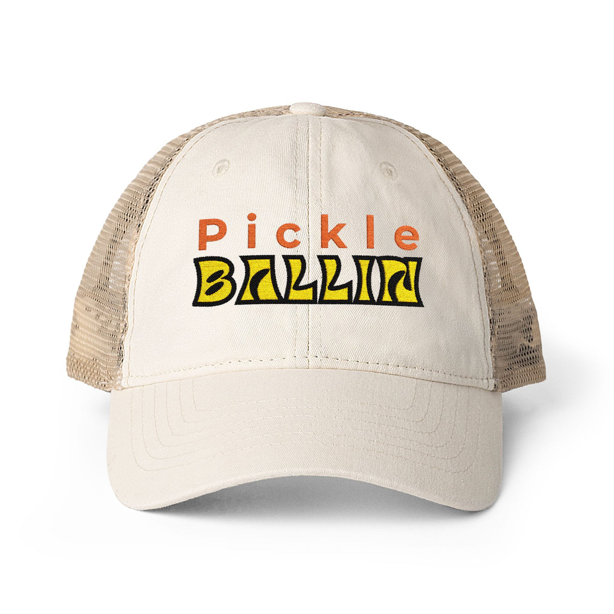 Pickleball Love Women's Ponytail Hat