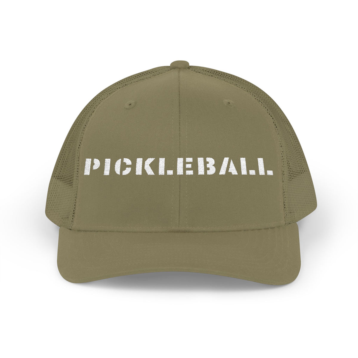 Stencil Pickleball Snapback Trucker Cap