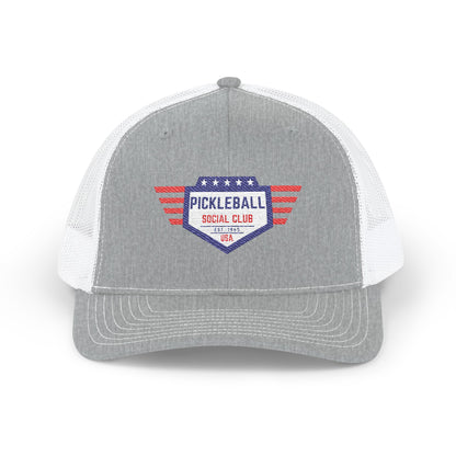 Pickleball Social Club Snapback Trucker Cap