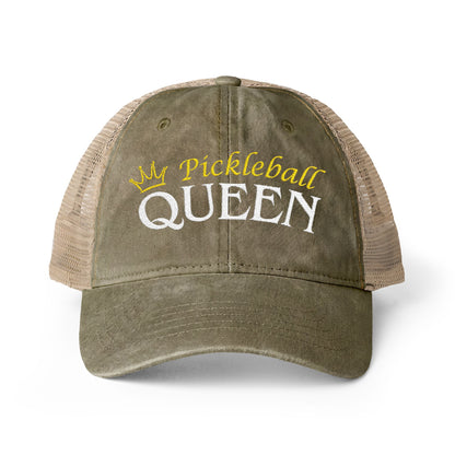 Pickleball Queen Women's Mesh-Back Cap