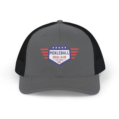 Pickleball Social Club Snapback Trucker Cap