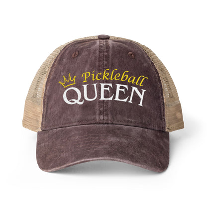 Pickleball Queen Women's Mesh-Back Cap