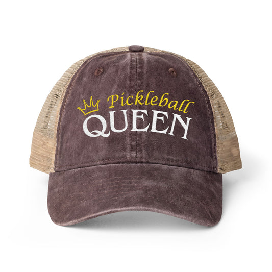 Pickleball Queen Women's Mesh-Back Cap