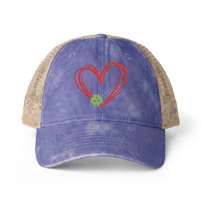 Pickleball Love Women's Mesh-Back Cap