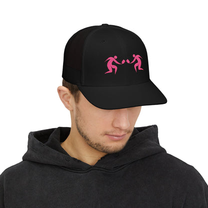 Pickleball Battle Snapback Trucker Cap