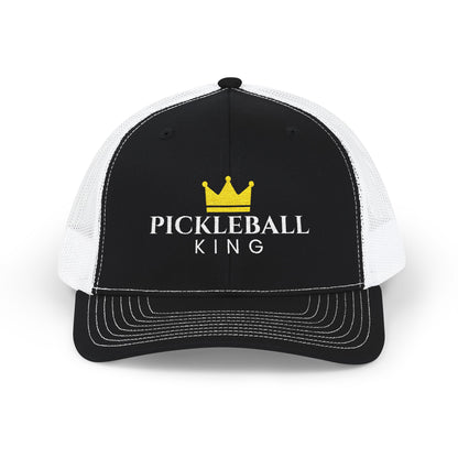 Pickleball King Snapback Trucker Cap