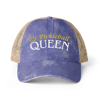 Pickleball Queen Women's Mesh-Back Cap