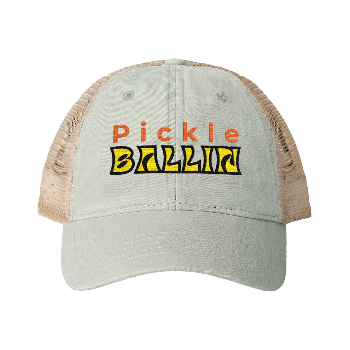 Pickleball Love Women's Ponytail Hat