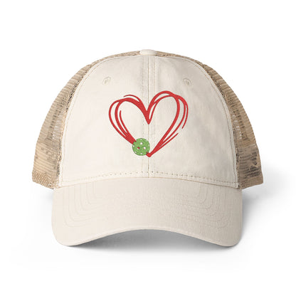 Pickleball Love Women's Mesh-Back Cap