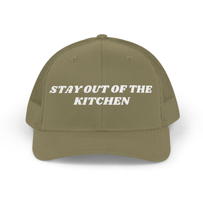 Stay Out of the Kitchen Snapback Trucker Cap