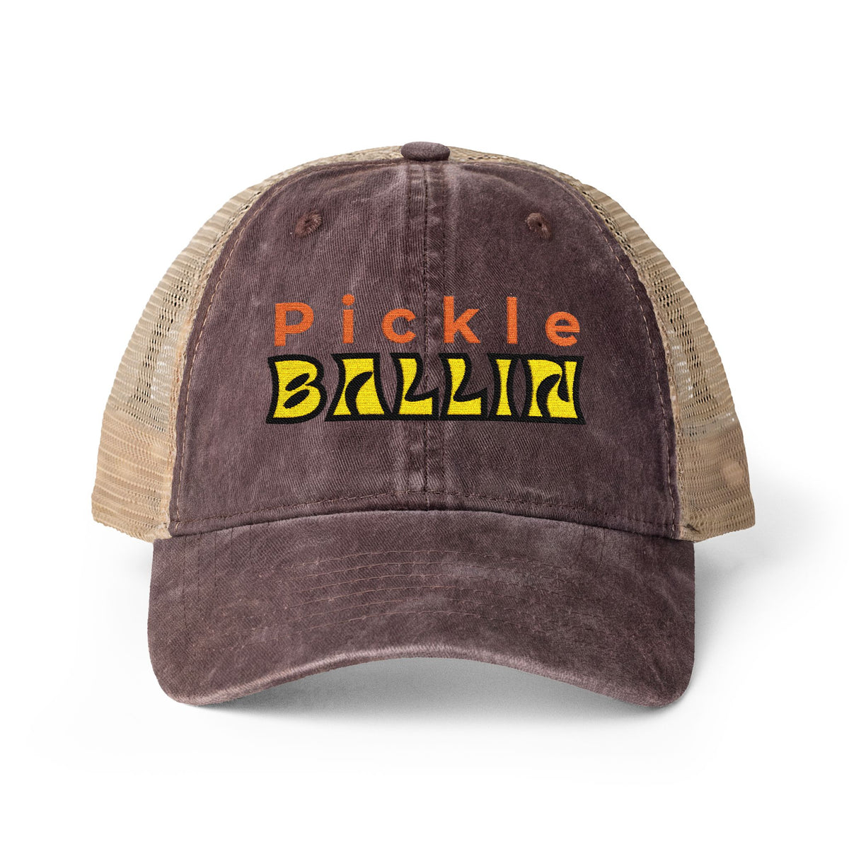 Pickleball Love Women's Ponytail Hat