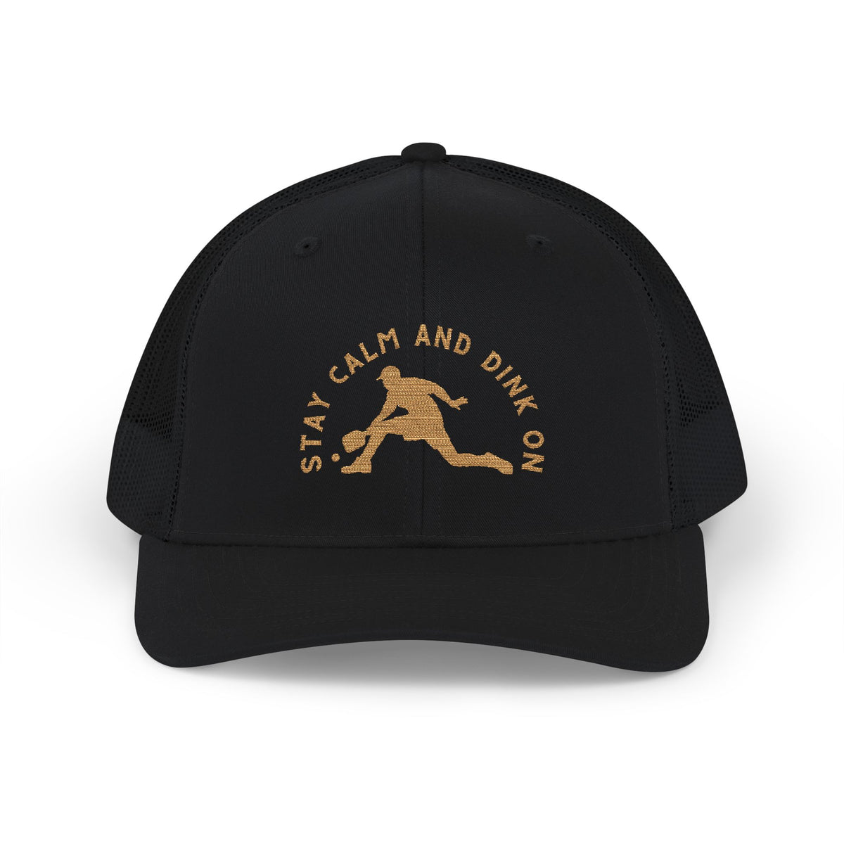 Stay Calm and Dink On Snapback Trucker Cap