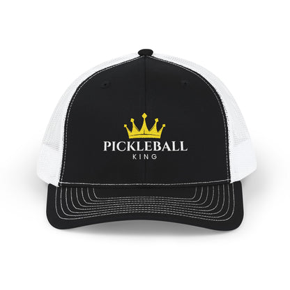 Pickleball King Snapback Trucker Cap