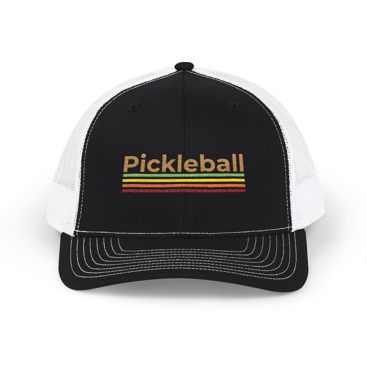 Pickleball Lines Snapback Trucker Cap