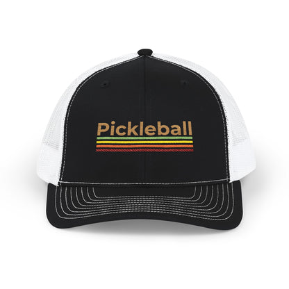 Pickleball Lines Snapback Trucker Cap