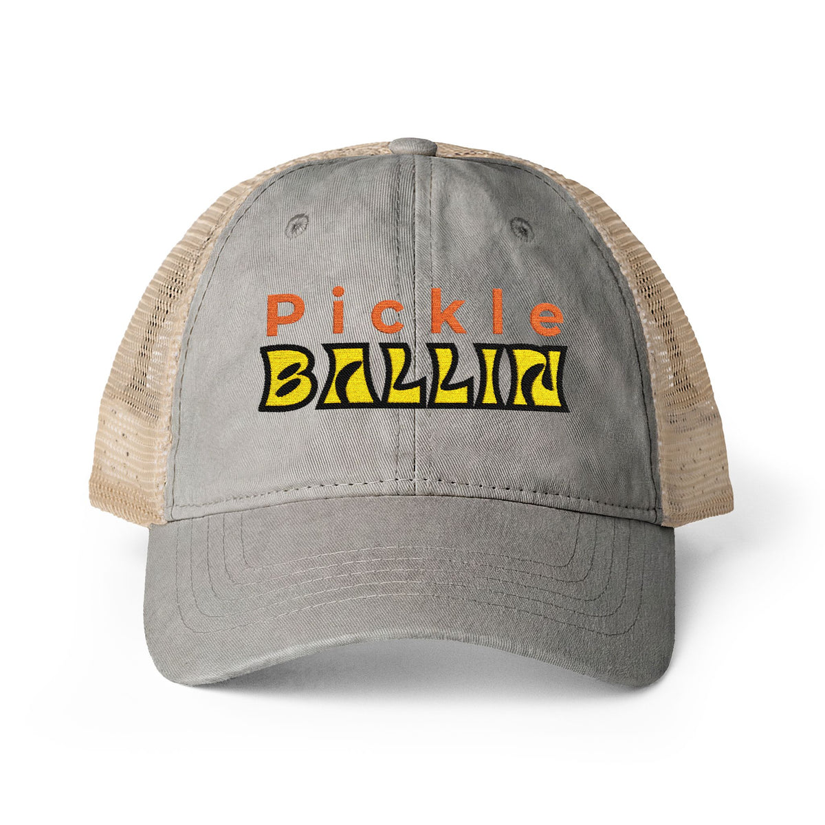 Pickleball Love Women's Ponytail Hat