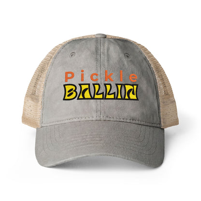 Pickleball Love Women's Ponytail Hat