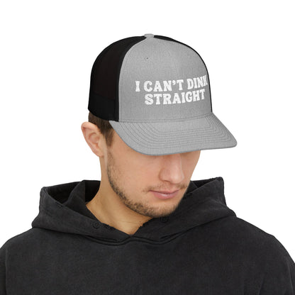 I Can't Dink Straight Snapback Trucker Cap