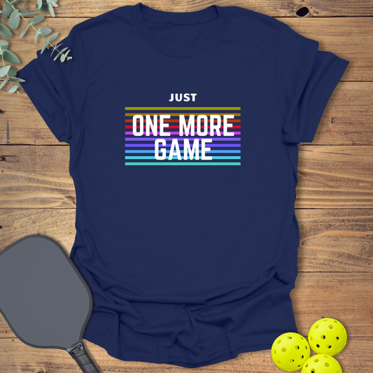 pickleball t-shirt for the die-hard pickleball player in navy blue