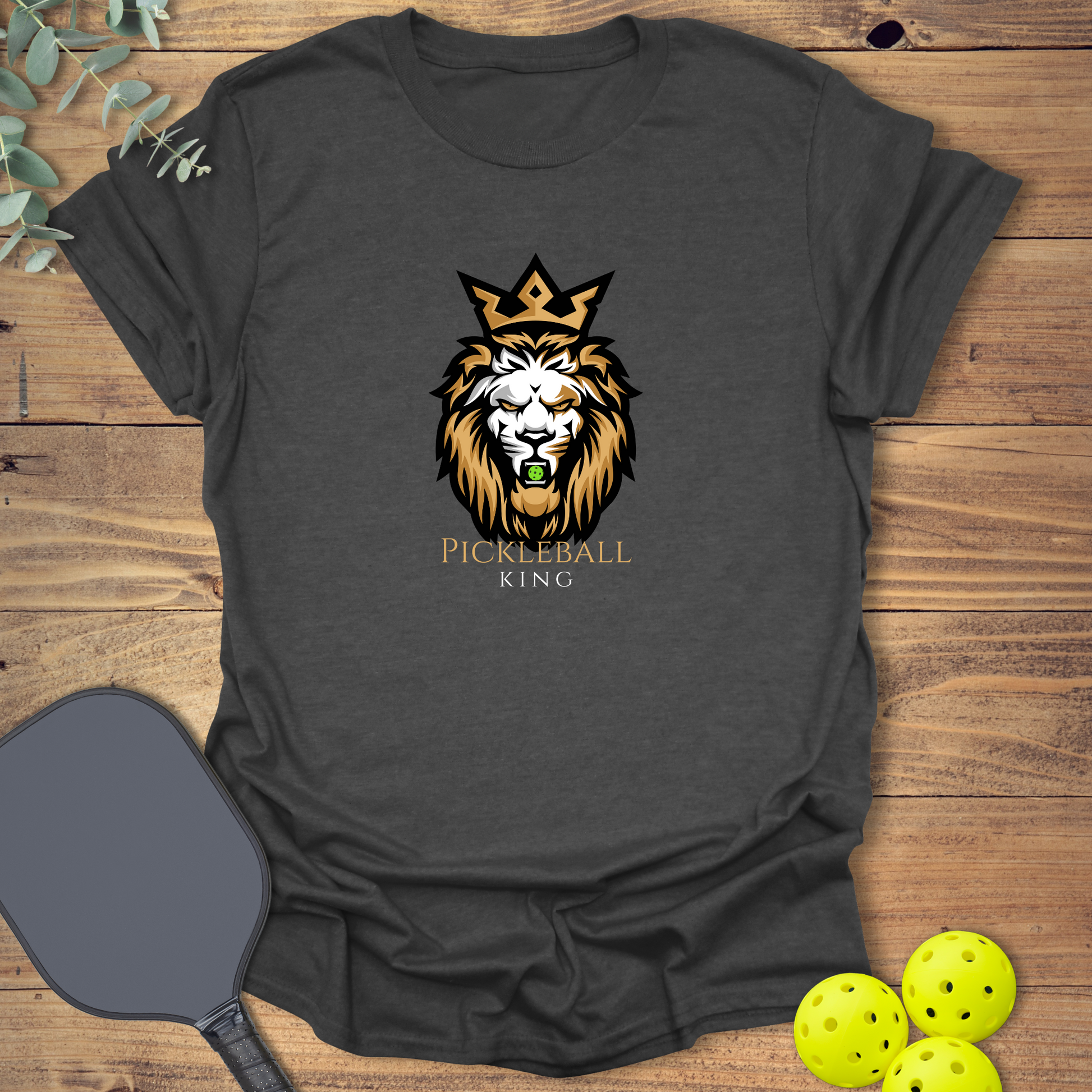 Champion pickleball t-shirt in heather grey