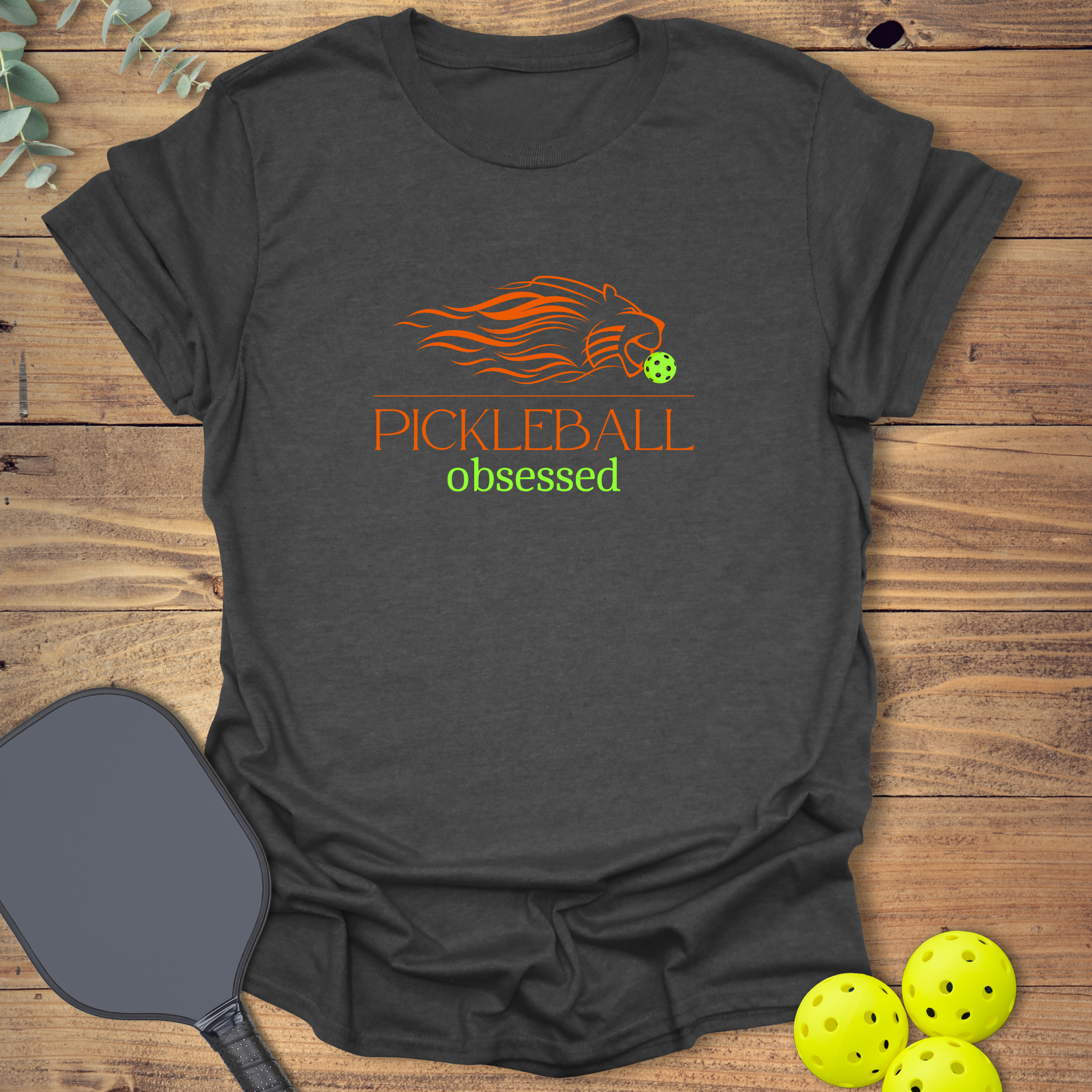 pickleball obsession t-shirt in grey
