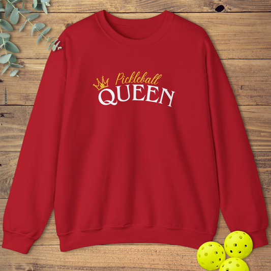 Pickleball sweatshirt for pickleball champion in red